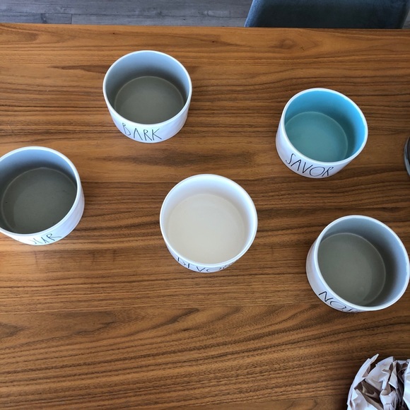 RAE DUNN dog food dish 5 to choose from - Picture 2 of 3